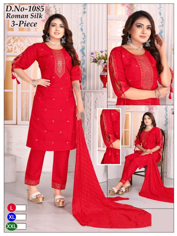 STYLELIST Kurti – Red & Multicoloured