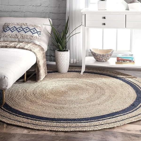 Ntural Jute Rugs 2x2ft