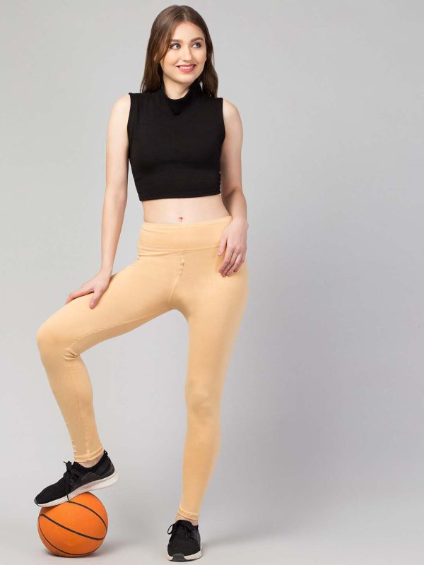 Latest Stylish High GSM Women Active Wear/Plain Gym Tights/Solid Yoga Pant For Women's & Girls - Image 42