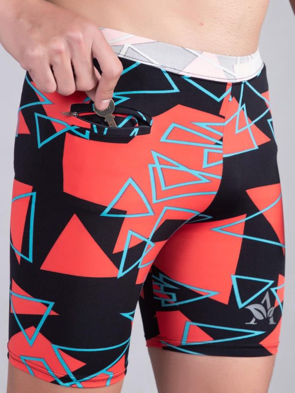 Latest Solid High Quality Men Sports Printed Trunk/Printed Swiming Trunk/Printed Yoga/Gym Shorts/Cycling Shorts For Men's & Boys - Image 9