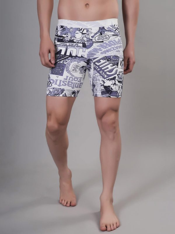 Latest Solid High Quality Men Sports Printed Trunk/Printed Swiming Trunk/Printed Yoga/Gym Shorts/Cycling Shorts For Men's & Boys - Image 14