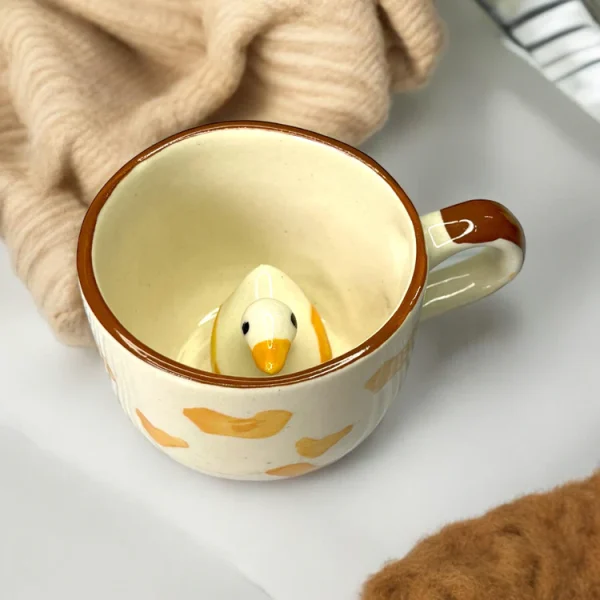 Clayful Homes QUACK DUCK MUG – Handmade Ceramic Mug