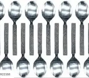 12 steel spoons