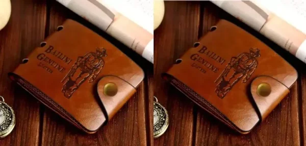 2 pieces Balini Leather Wallet purse cardholder multi pockets