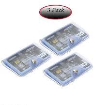 3 Pieces Transparent ATM/Visiting/Credit Card Holder/case,PAN/Business Card Case Holder, ID Card Holder Transparent Cover