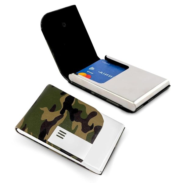 Valentine gift Army card holder atm, credit , debit , metro card holder 10 Card Holder (Set of 1, Multicolor) - Image 2