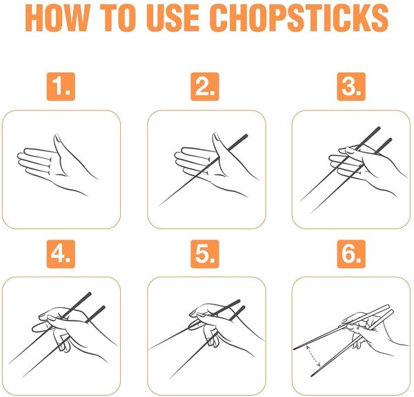 Disposable 10 Pairs Chinese Wooden Chopstick 7.5 inches - Image 4