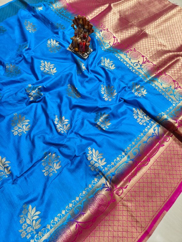 PURE BANGLORE SILK SAREE - Image 4