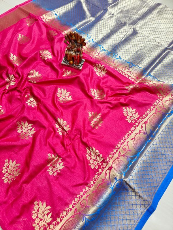 PURE BANGLORE SILK SAREE - Image 7