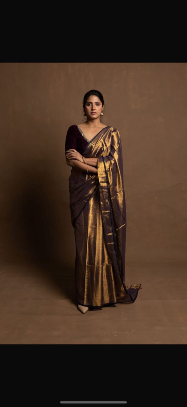 TISSUE SILK SAREE - Image 6