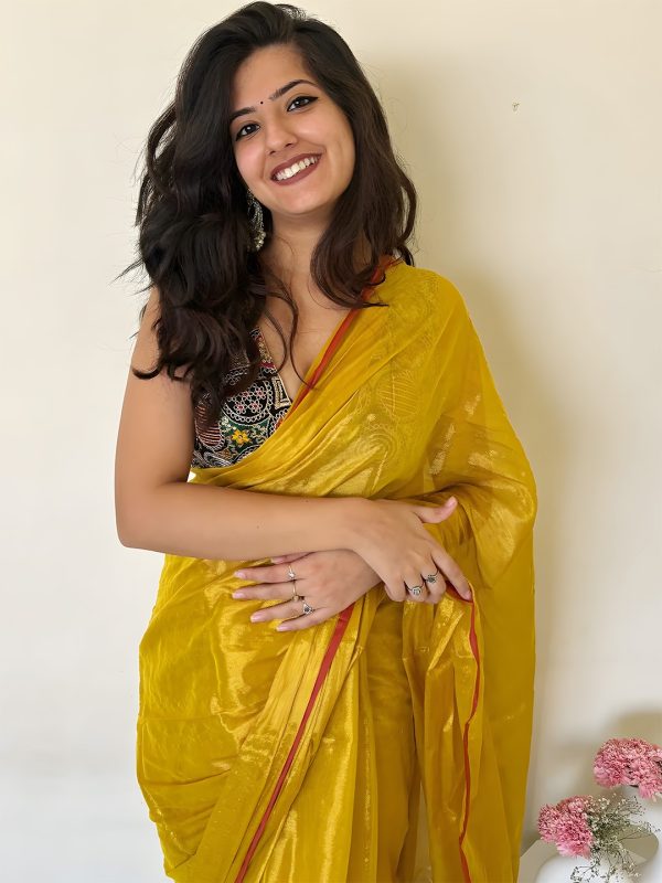 TISSUE SILK SAREE - Image 11