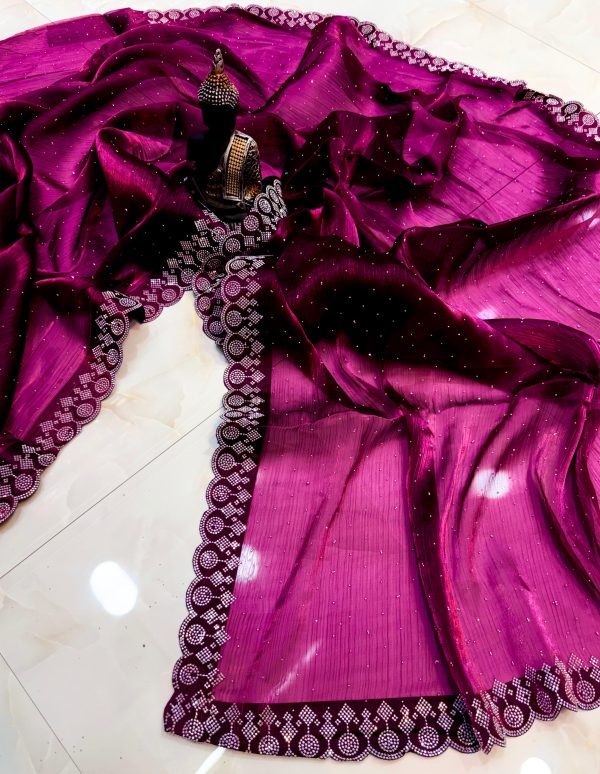 JIMMY CHOO SILK SAREE - Image 4