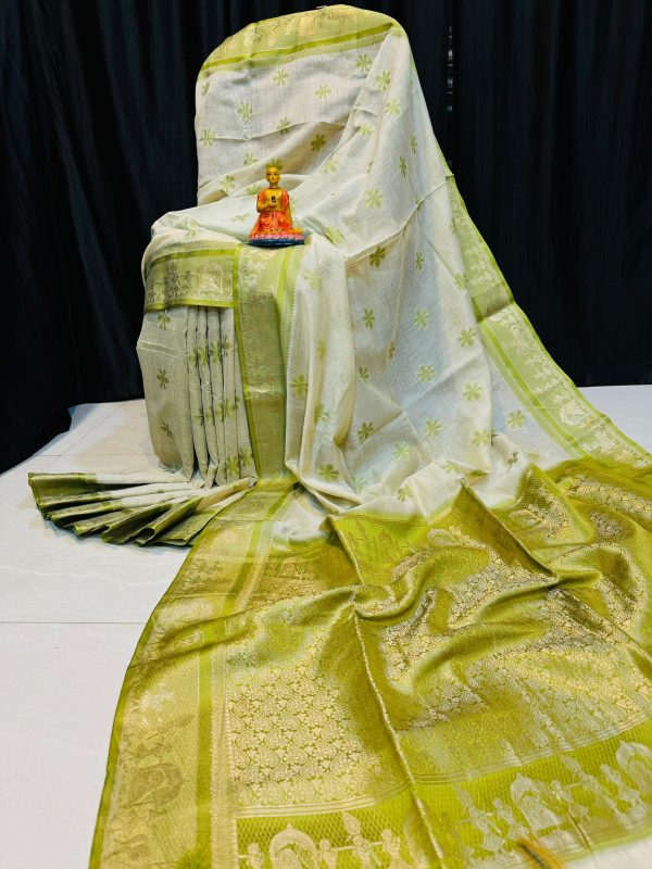 Tussar BALUCHARI JAAMDANI SAREE - Image 6