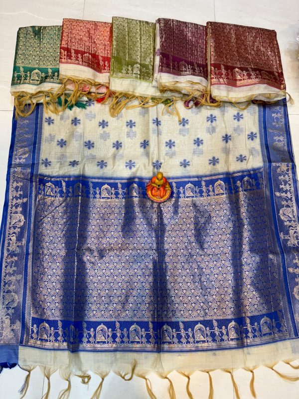 Tussar BALUCHARI JAAMDANI SAREE - Image 7