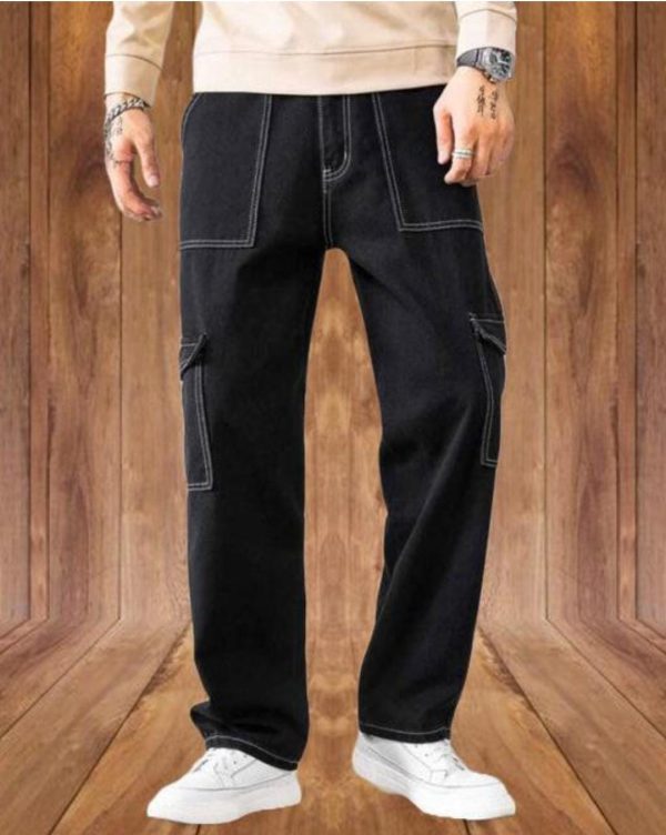 6-Pocket Cotton Denim Pants