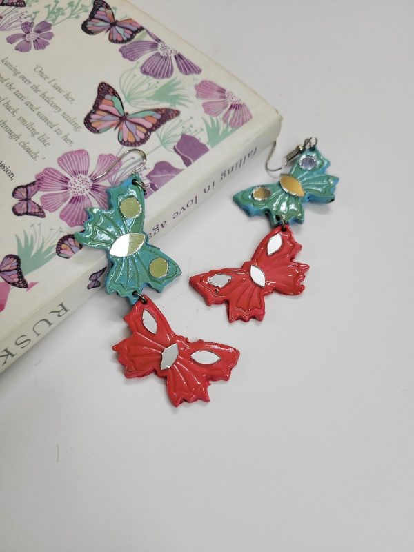 BEAUTIFUL CLAY DANGLE EARRINGS - Image 2