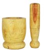 Wooden Mortar And Pestle (Okhali And Musal)