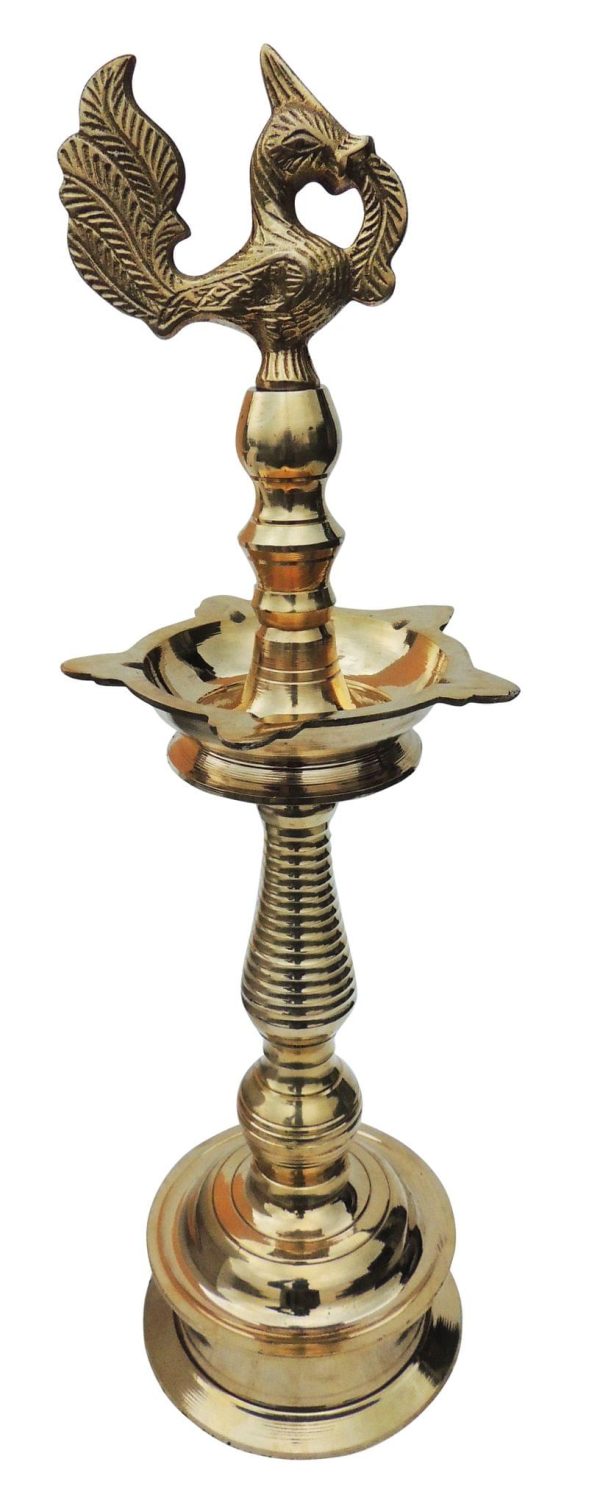 Brass Table Decor Oil Lamp, Deepak (FMAS122 G)