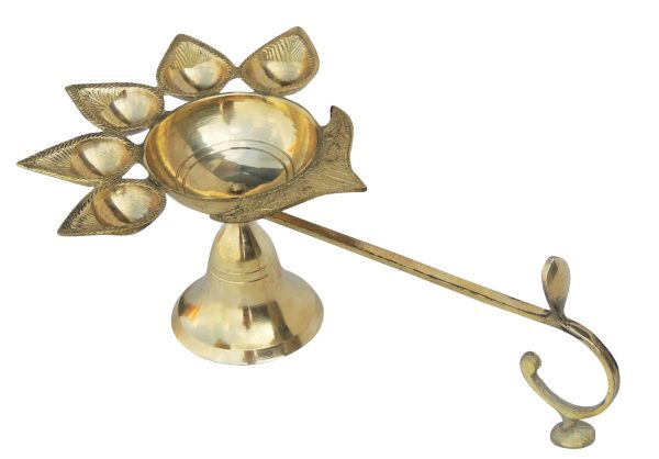 Brass Table Decor Oil Lamp Deep Jyoti (FMAS317 H) - Image 3