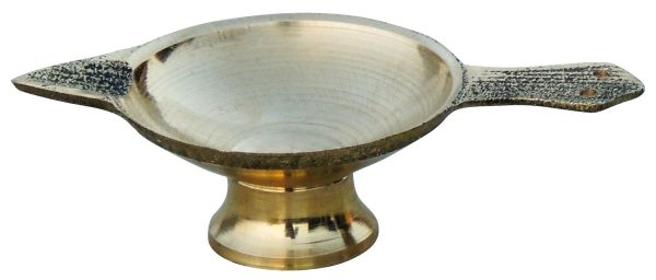 Brass Table Decor Oil Lamp Deepak No. 0 (FMAS626 A) - Image 2