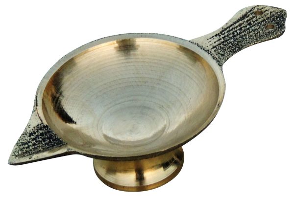 Brass Table Decor Oil Lamp Deepak No. 0 (FMAS626 A) - Image 3