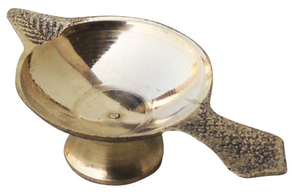 Brass Table Decor Oil Lamp Deepak No. 1 (FMAS626 B) - Image 3