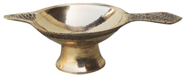 Brass Table Decor Oil Lamp Deepak No. 1 (FMAS626 B) - Image 2