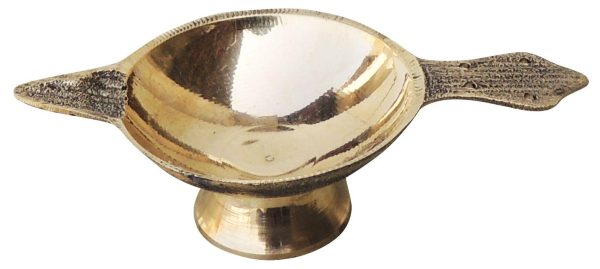 Brass Table Decor Oil Lamp Deepak No. 2 (FMAS626 C) - Image 3