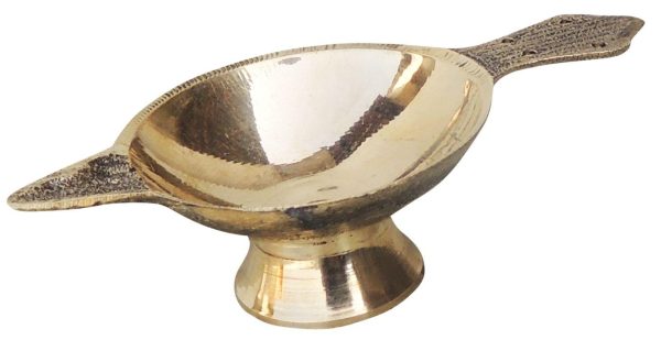 Brass Table Decor Oil Lamp Deepak No. 2 (FMAS626 C) - Image 2