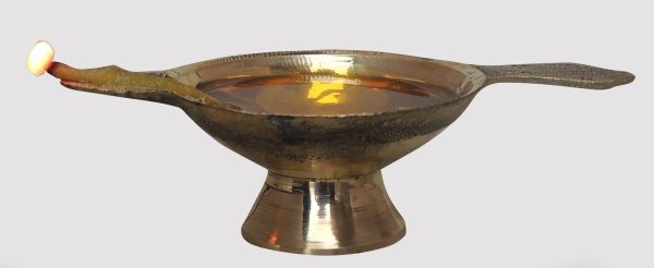 Brass Table Decor Oil Lamp Deepak No. 2 (FMAS626 C)