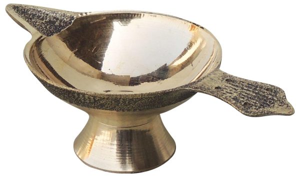 Brass Table Decor Oil Lamp Deepak No. 3 (FMAS626 D) - Image 3