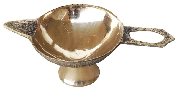 Brass Table Decor Oil Lamp Deepak No. 4 (FMAS626 E) - Image 2