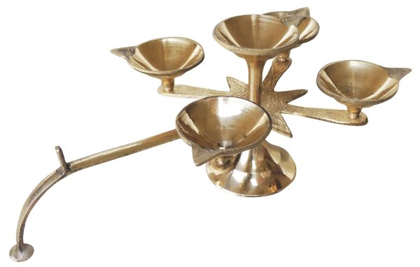 Brass Table Decor Star Deepak, Oil Lamp (FMAS628 A) - Image 3