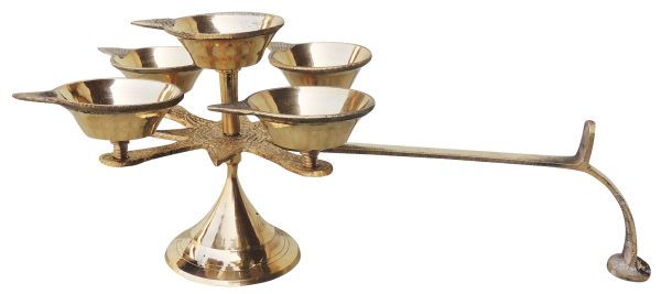 Brass Table Decor Star Deepak, Oil Lamp (FMAS628 E) - Image 3