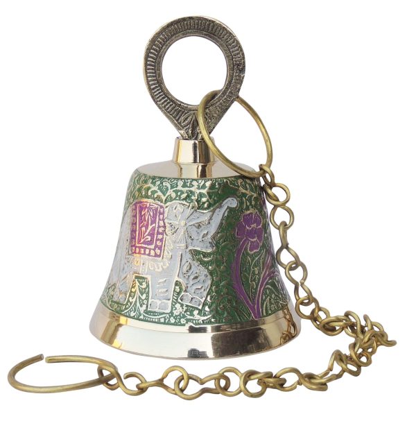 Brass Hanging Temple Pooja Bell, Hanging Bell (FMAS641 A) - Image 2