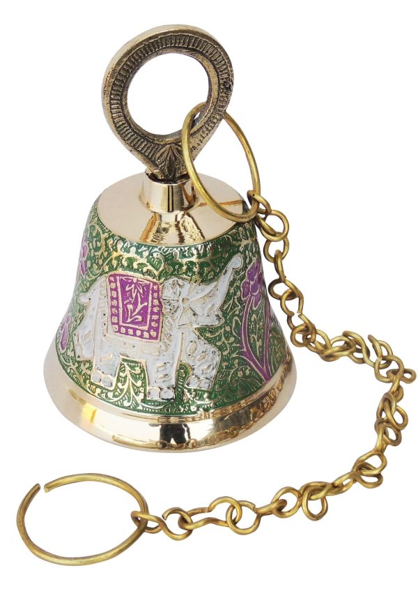 Brass Hanging Temple Pooja Bell, Hanging Bell (FMAS641 A) - Image 3