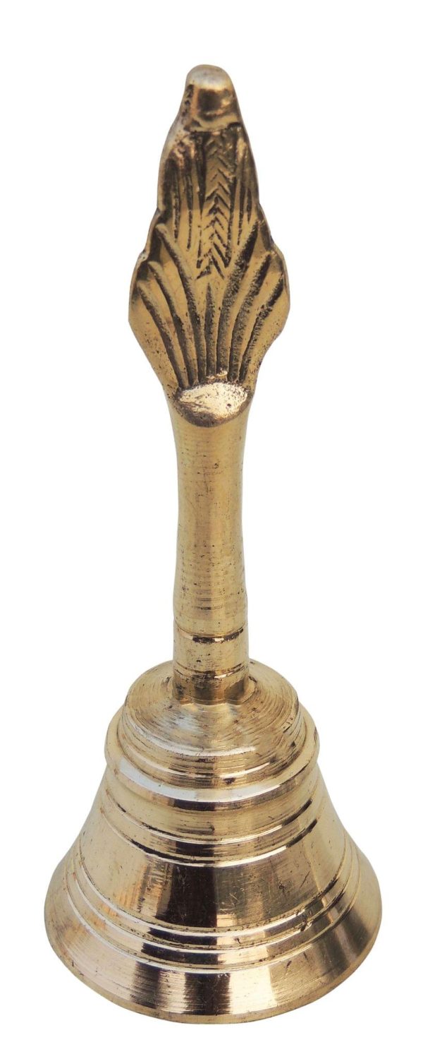 Brass Pooja Hand Bell, Garun Ganti (FMAS676 B) - Image 3