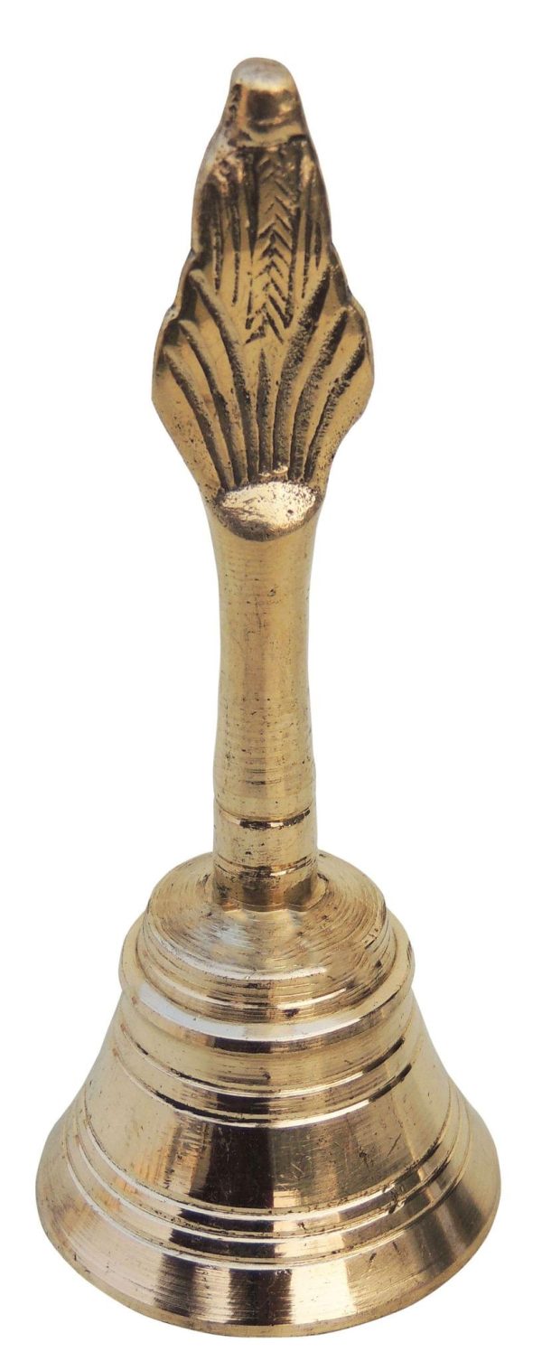 Brass Pooja Hand Bell, Garun Ganti (FMAS676 C) - Image 3