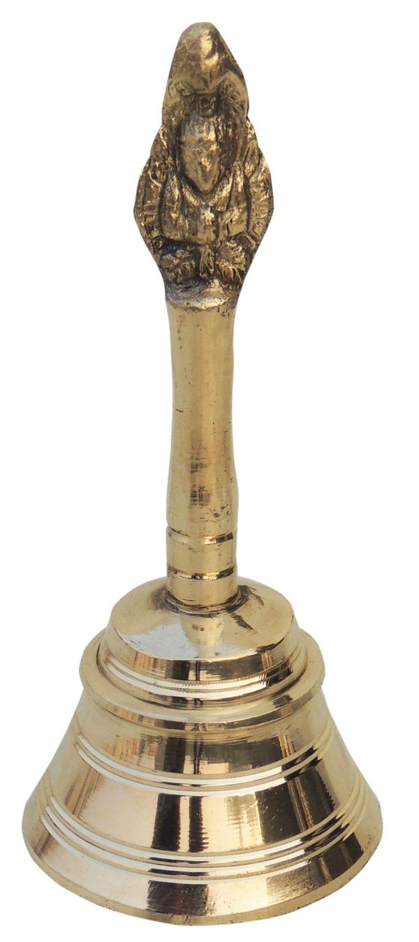 Brass Pooja Hand Bell, Garun Ganti (FMAS676 E) - Image 3