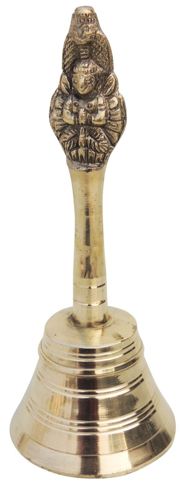 Brass Pooja Hand Bell, Garun Ganti (FMAS676 H)