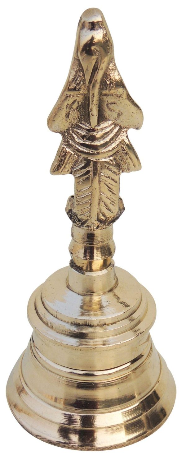 Brass Pooja Hand Bell, Hanuman Ganti (FMAS677 C) - Image 3