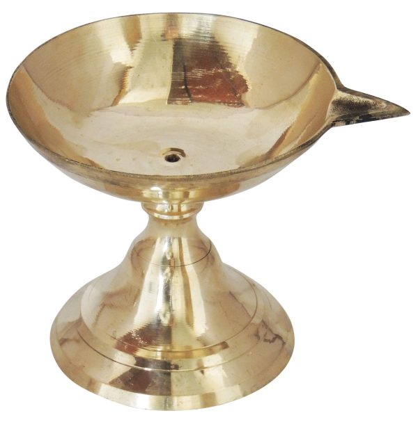 Brass Table Decor Panti Stand Deepak No. 2 (FMAS685 B) - Image 3