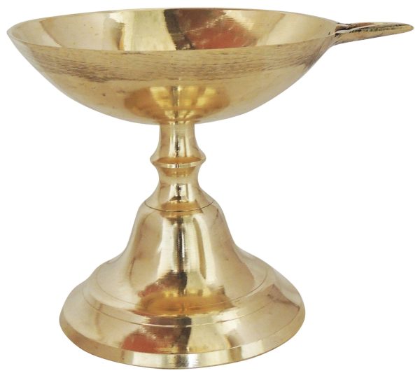 Brass Table Decor Panti Stand Deepak No. 4 Pooja Item (FMAS685 D) - Image 3