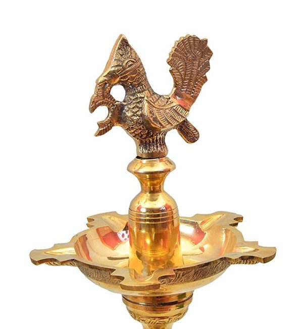 Brass Table Decor Mahabharat Oil Lamp Deepak (FMAS686 H) - Image 3