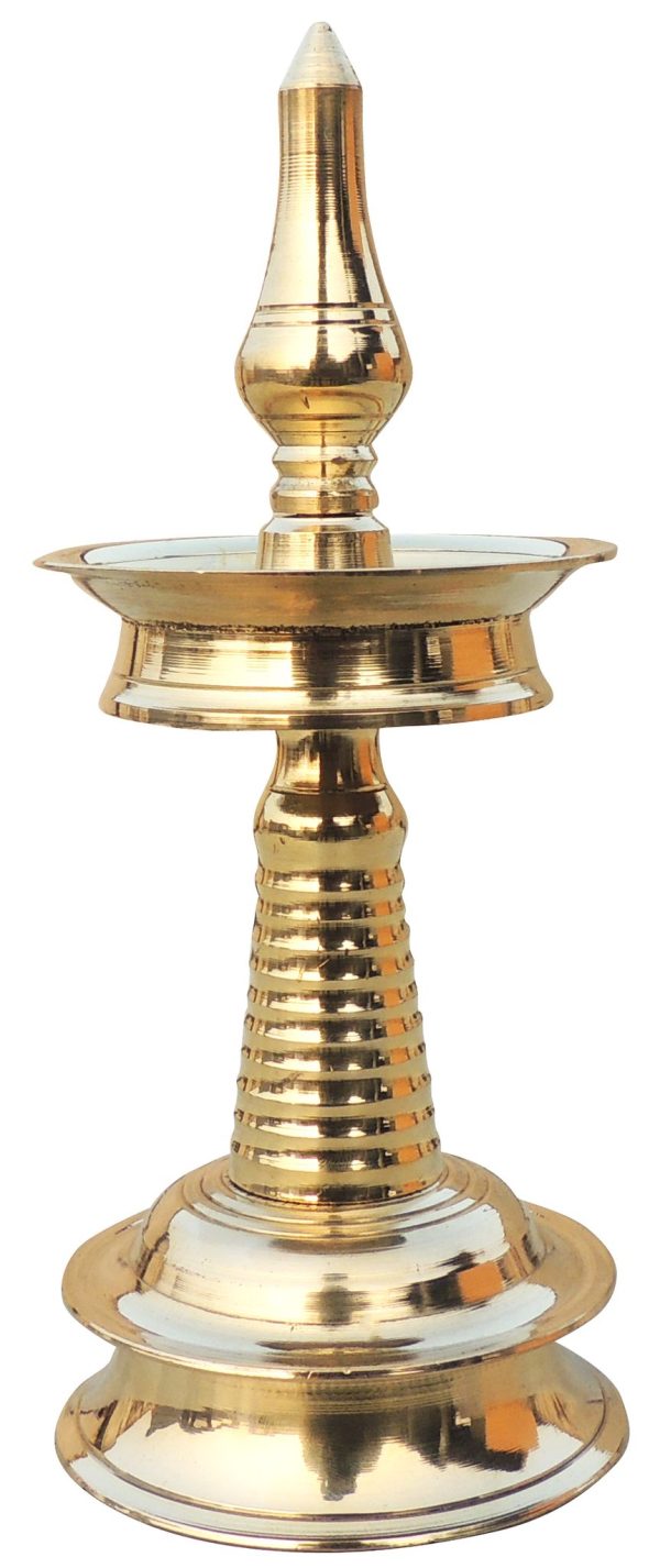 Brass Table Decor Round Kerala Fancy Deepak (FMAS716 D)