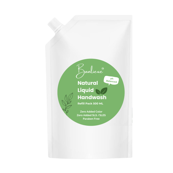 Banlieue Natural Liquid Handwash Organic & Herbal, Non Toxic, Natural, Organic 500ml refill pack - Image 6