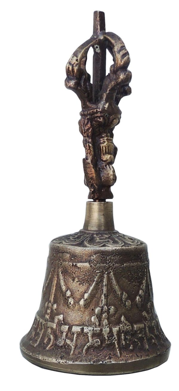 Pure Bronze Metal Hand Bell, Kansa Hand Bell (ZMAS114 A)