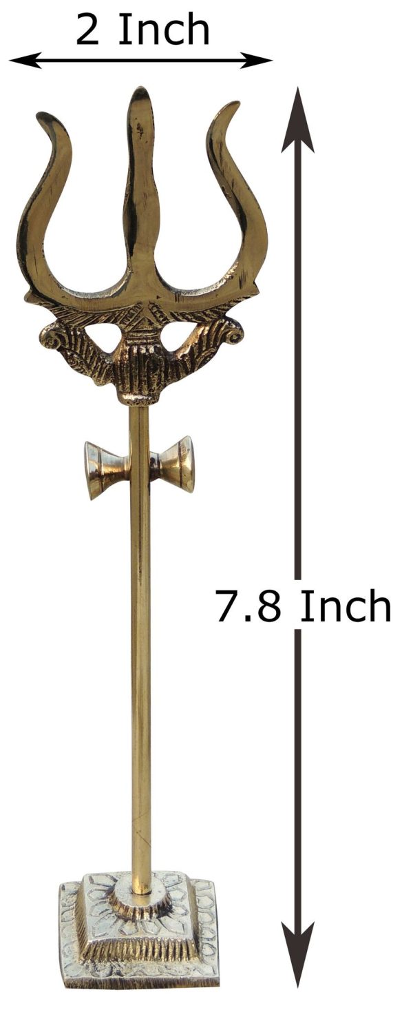 Brass Trishul No. 1 (ZMAS138 C)