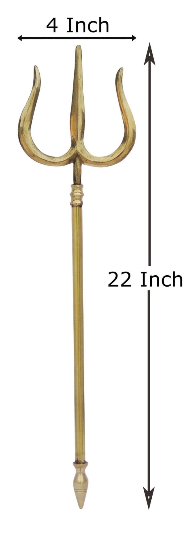 Brass Trishul 22" (ZMAS138 M)