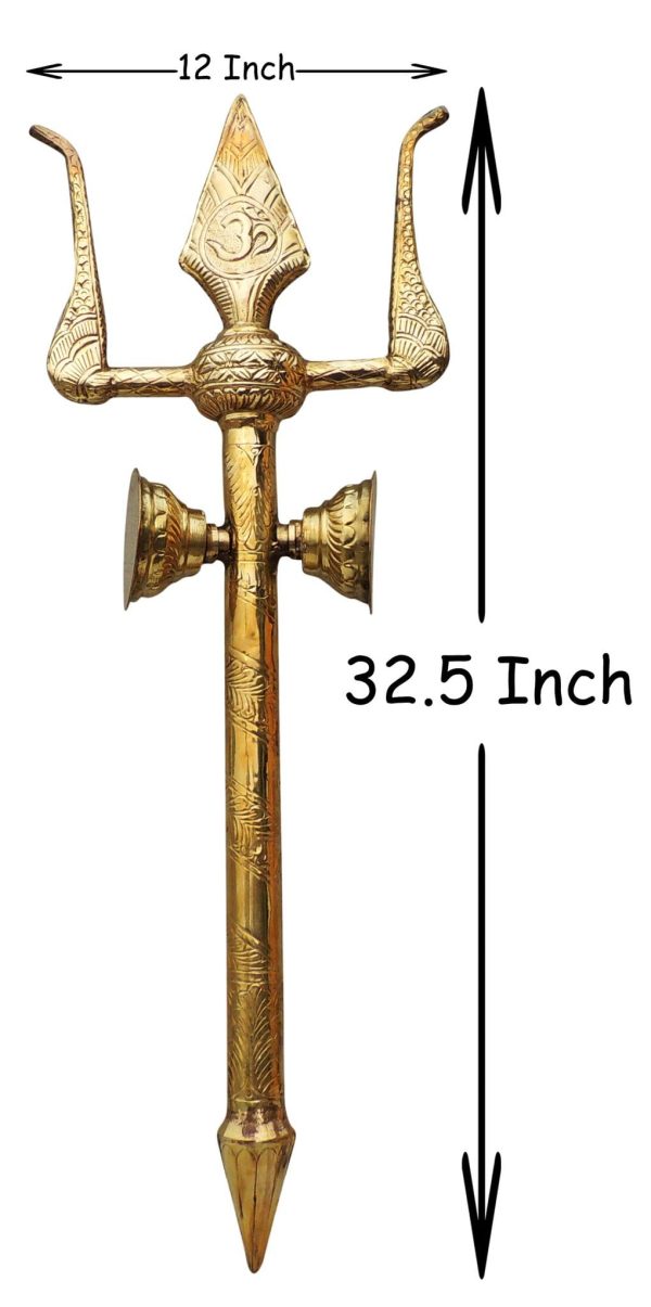 Brass Trishul (ZMAS138 S)